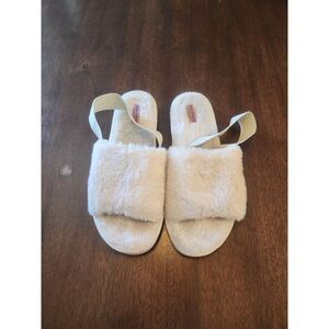 Juicy Couture Faux Fur Slides with Strap Women's Size 9‎
